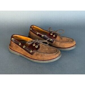 Sperry Top-Sider Gold Cup Authentic Original Boat Shoes Tan Brown Men's 8 W